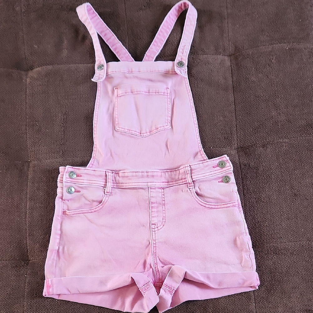 Cat & Jack Pink Stretch Overalls